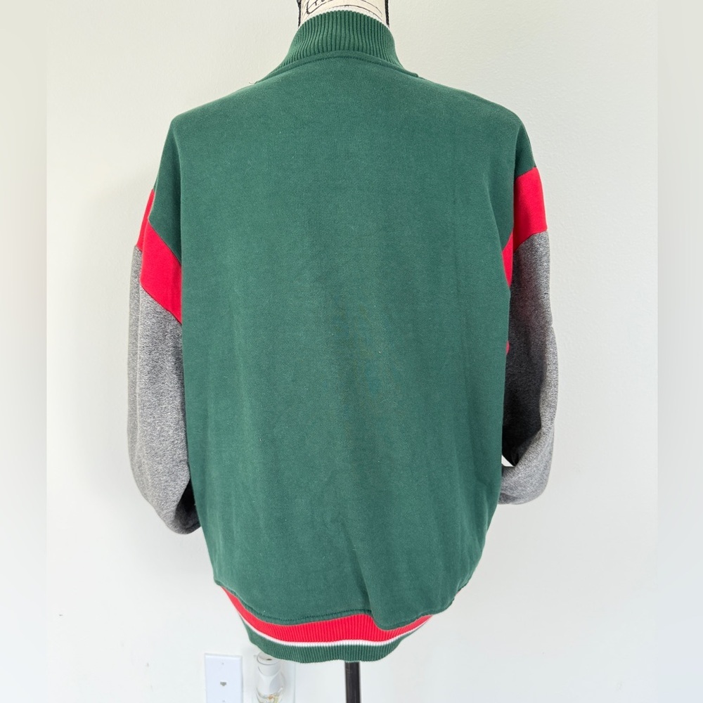 Mitchell & Ness Seattle Super Sonics Varsity Jacket Hardwood Classics Sz L - Picture 12 of 16